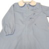 Grembiule scuola azzurro con zip bimba Siggi
