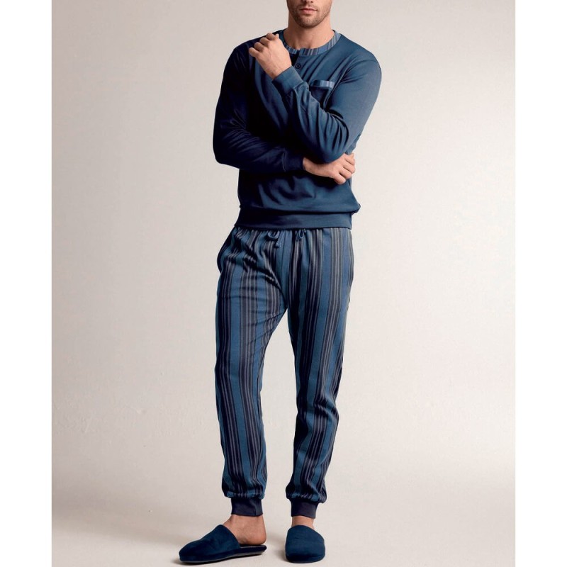 Pigiama uomo caldocotone interlock Infiore STR754691