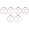 Bavetta baby ciniglia Ellepi AD9921 - 6 pezzi