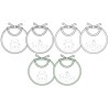 Bavetta baby ciniglia Ellepi AD9922 - 6 pezzi