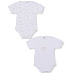 ELLEPI 2 BODY BABY CALDOCOTONE INTERLOCK MEZZA MANICA FANTASIA