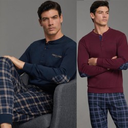 Pigiama uomo caldocotone interlock Enrico Coveri EP2242