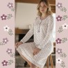Camicia da notte donna caldocotone interlock Karel KI1003