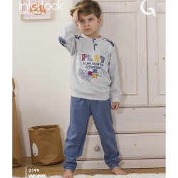 Pigiama bimbo 3/7 anni caldocotone interlock Gary 2199