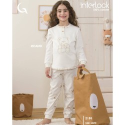 Pigiama bimba 3/7 anni caldocotone interlock Gary 2185