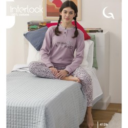 Pigiama ragazza caldocotone interlock Gary 4126