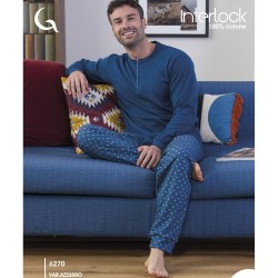 Pigiama uomo caldocotone interlock Gary 6270