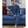 Pigiama uomo caldocotone interlock Gary 6270