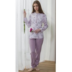 Pigiama donna caldocotone interlock Gary 5407