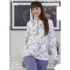 Pigiama donna caldocotone interlock Gary 5407