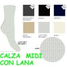 Calza donna midi con lana Enrico Coveri Chloe 2Ass - 6 paia