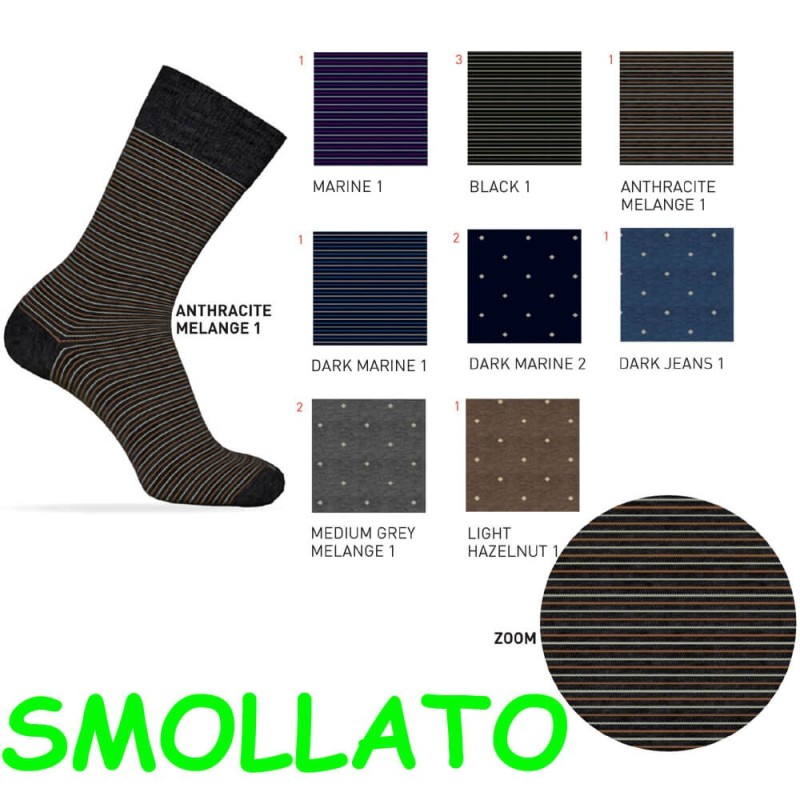 Calza uomo corta caldocotone Enrico Coveri Trend Line 384 2Ass - 12 paia