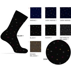 Calza uomo corta caldocotone Enrico Coveri Trend Line 392Ass - 12 paia