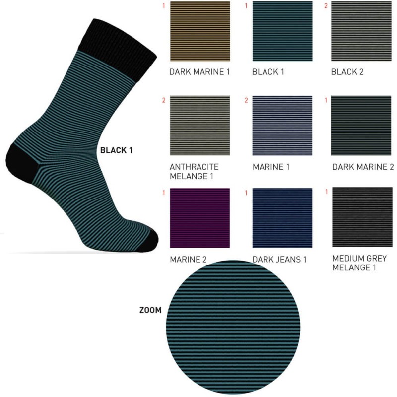 ENRICO COVERI 12 PAIA CALZA UOMO CALDOCOTONE CORTA TRENDLINE 40C