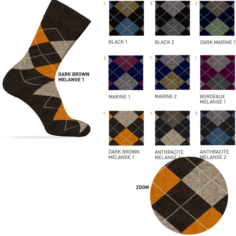 Calza uomo corta caldocotone Enrico Coveri Trend Line 10M - 12 paia