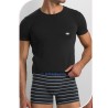 Coordinato uomo boxer e t-shirt Il granchio GC1352 nero