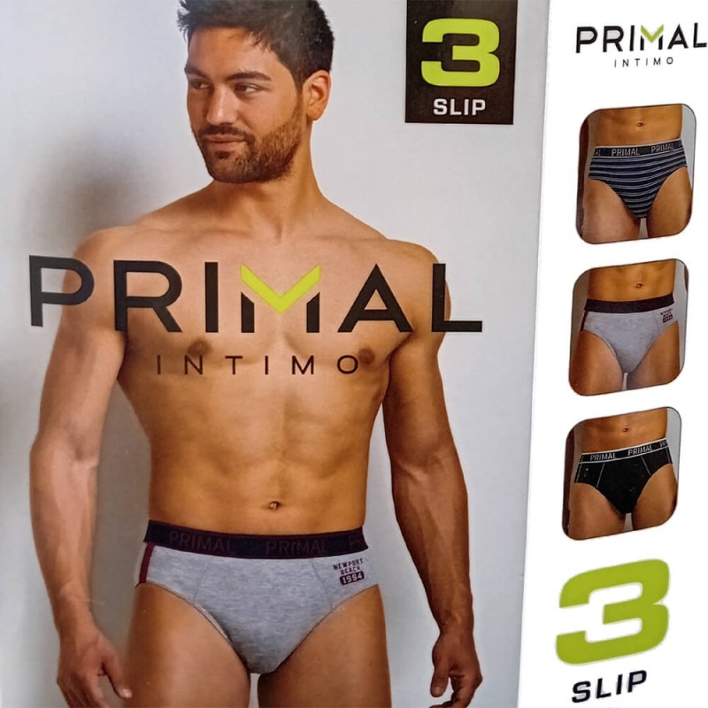 Slip uomo cotone elasticizzato Primal S381 - 3 slip