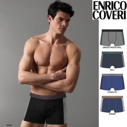 Boxer uomo cotone elasticizzato Enrico Coveri EB1343 - 6 boxer