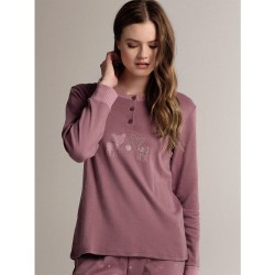 Pigiama donna caldocotone interlock Infiore BMB654621