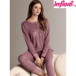 Pigiama donna caldocotone interlock Infiore BMB654621