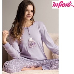Pigiama donna caldocotone interlock Infiore BNE654510