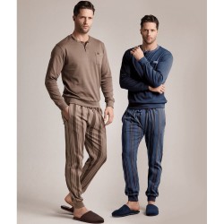 Pigiama uomo caldocotone interlock Infiore STR754691