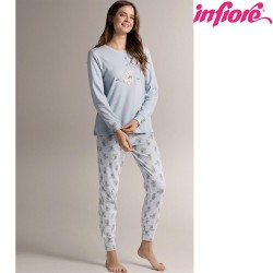 Pigiama donna caldocotone interlock Infiore PLC654609