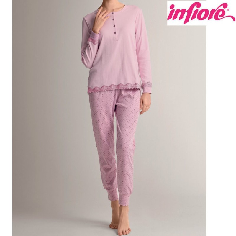Pigiama donna caldocotone interlock Infiore DKE654639