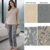 Pigiama donna punto Milano Nottingham NPB869
