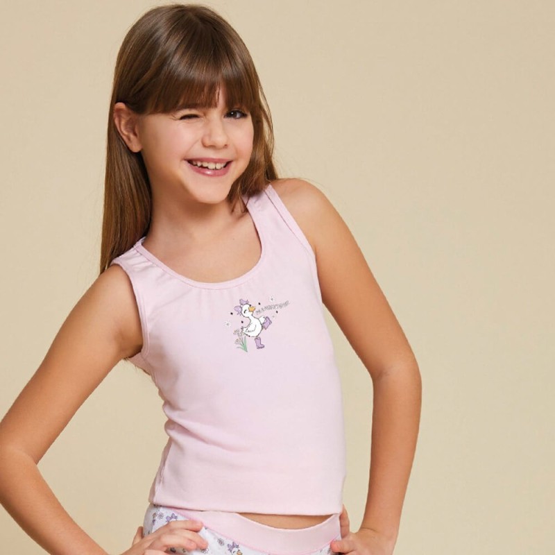 Coordinato bimba canottiera e slip Jadea 858