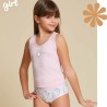 Coordinato bimba canottiera e slip Jadea 858