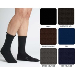 Calza uomo corta caldocotone Il Granchio GC205 - 6 paia