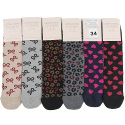 LEONDORO 6 PAIA ANTISCIVOLO DONNA CALDOCOTONE 309