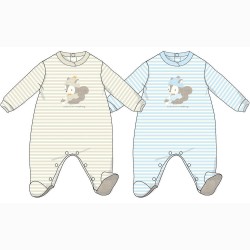 Tutina baby ciniglia Ellepi BQ3493