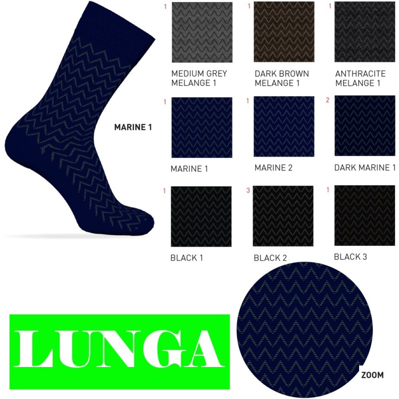 Calza uomo lunga caldocotone Enrico Coveri Winter Line 386Ass - 12 paia