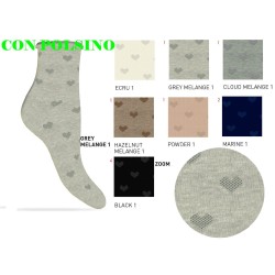 Calza donna corta caldocotone Enrico Coveri Elisa 356 1Ass - 12 paia
