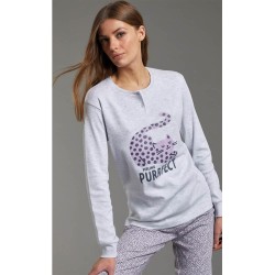 Pigiama donna caldocotone interlock Enrico Coveri EP6315
