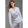 Pigiama donna caldocotone interlock Enrico Coveri EP6315