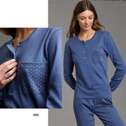 Pigiama donna caldocotone interlock EP6311