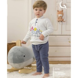 Pigiama baby punto Milano Gary 1174