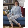 Pigiama donna taglie forti punto Milano Gary 5545Conf