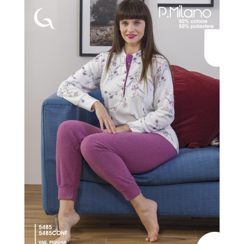 Pigiama donna punto Milano Gary 5485
