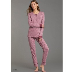 Pigiama donna caldocotone interlock Enrico Coveri EP6303