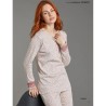 Pigiama donna caldocotone interlock Enrico Coveri EP6303