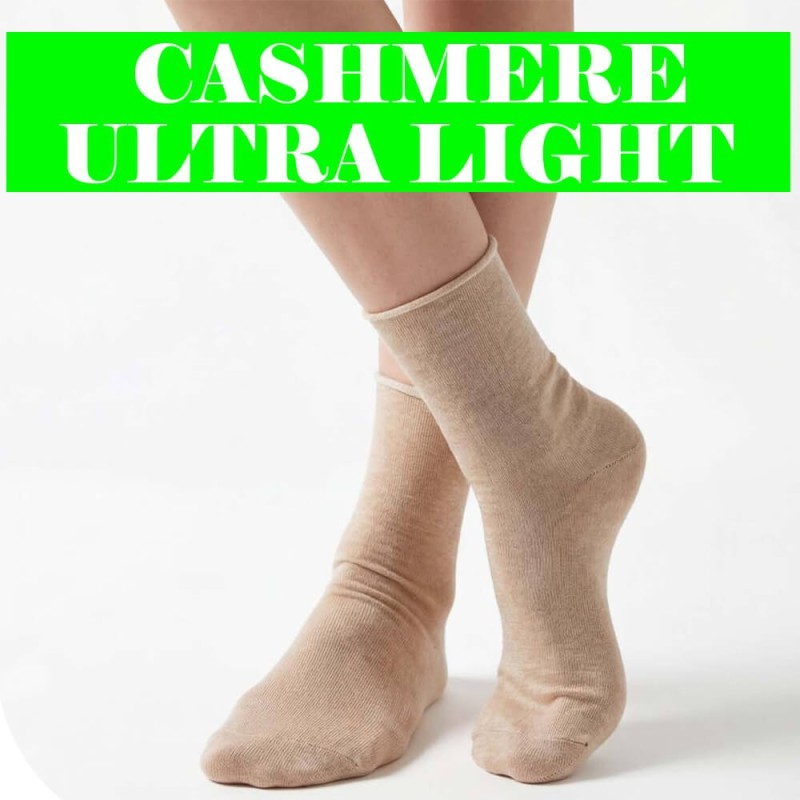 Calza donna corta cashmere ultra light Jadea JCB808 - 6 paia