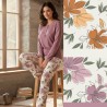 Pigiama donna caldocotone interlock Karel KI1029