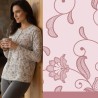Pigiama donna caldocotone interlock Karel KI1039