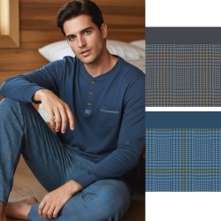 Pigiama uomo caldocotone interlock Karel KI1228