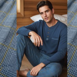 Pigiama uomo caldocotone interlock Karel KI1228