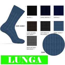 Calza uomo lunga caldocotone Enrico Coveri Winter Line 383_1Ass - 12 paia